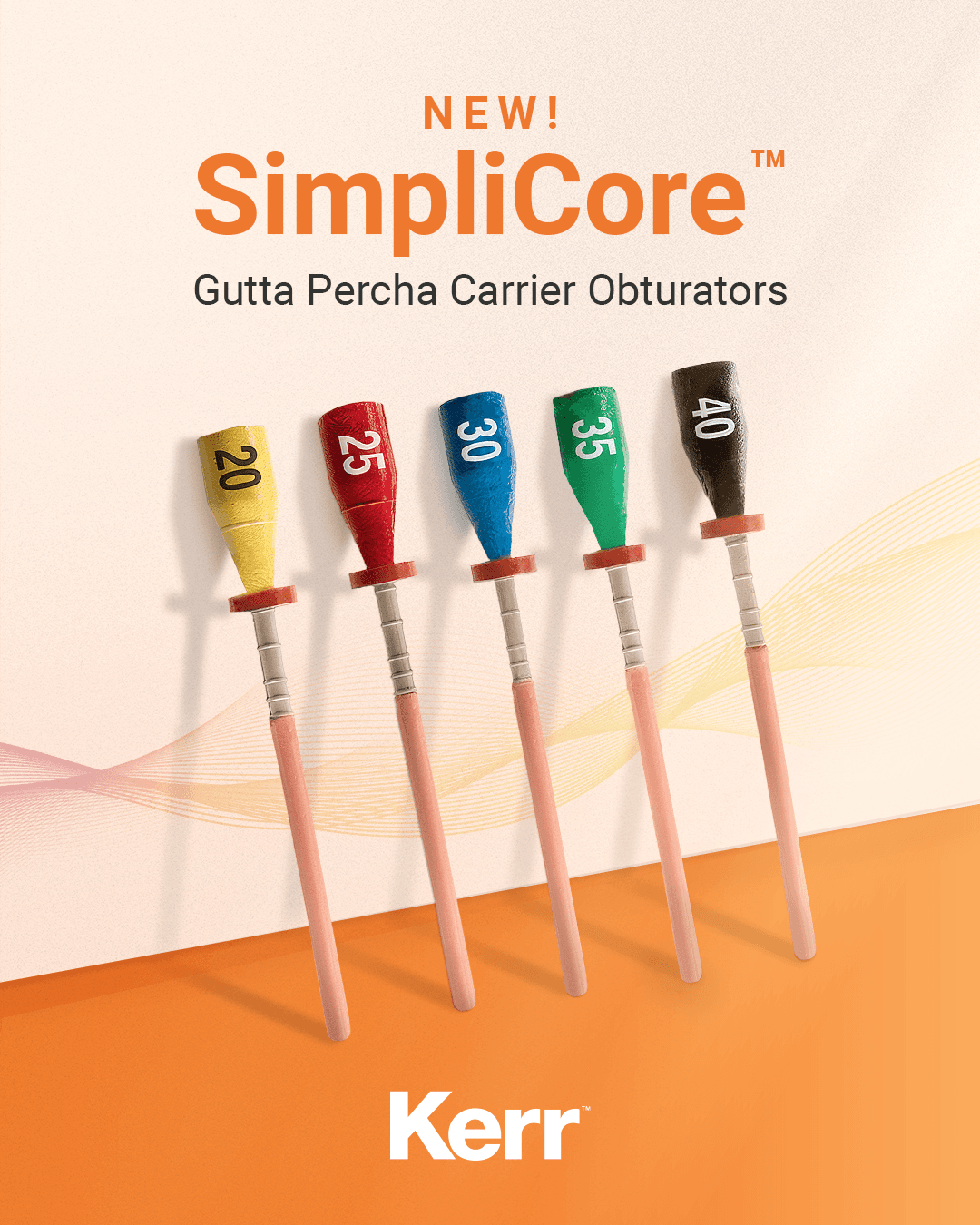 Kerr Announces the Launch of SimpliCore(TM) Gutta Percha Carrier Obturators for Simplified Endodontics