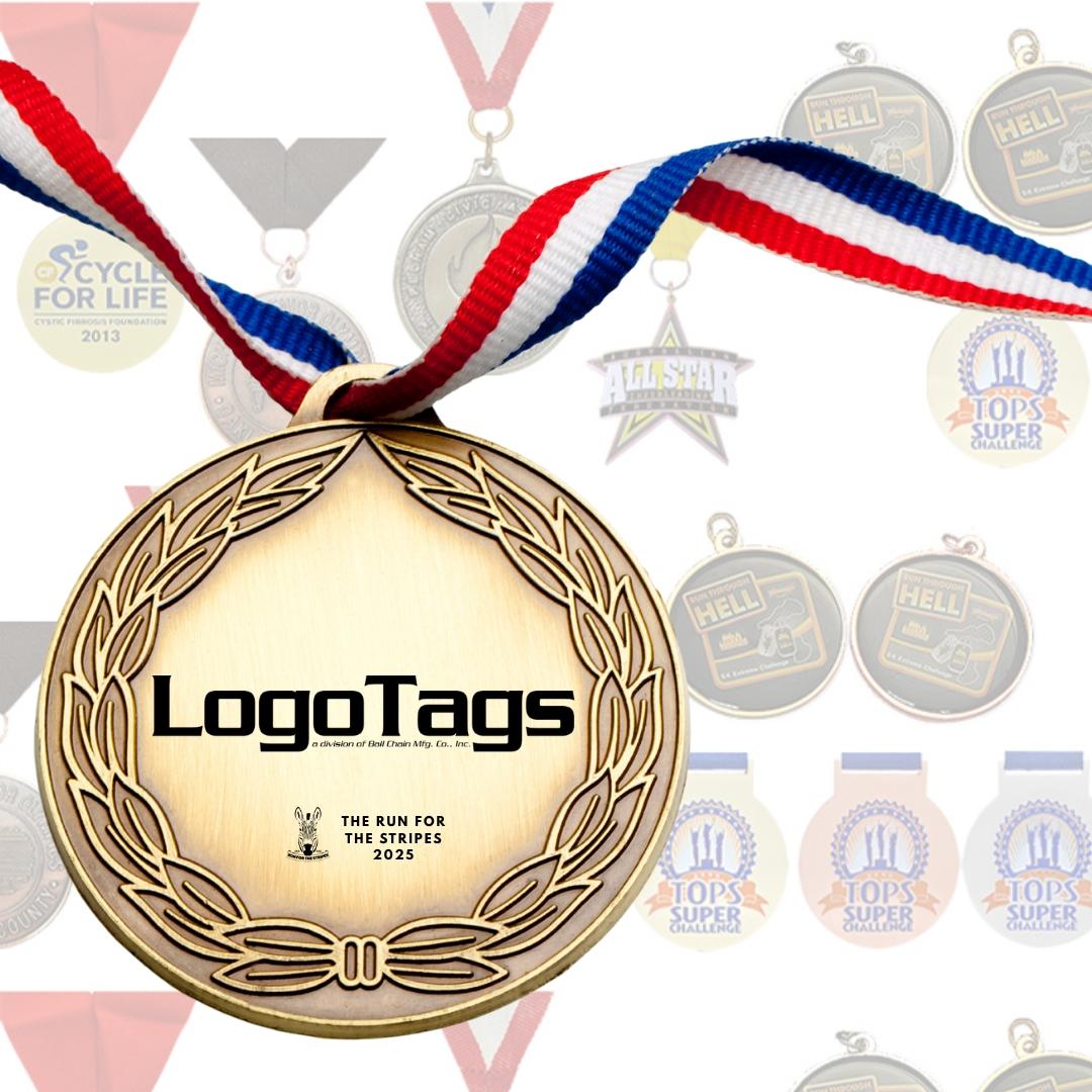 LogoTags, the USA's Leading Custom Challenge Coin Company and Part of a Fourth-Generation Family Business, Sponsors Race Medals to Run for the Stripes 5K and 1 Mile Event