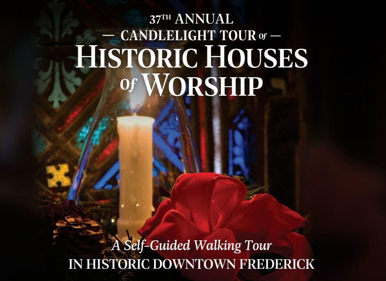 Candlelight Tour of Historic Houses of Worship returns to Downtown Frederick on December 26